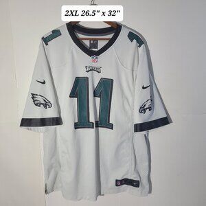 Nike On Field Philadelphia Eagles Carson Wentz #11 White 2XL Jersey NFL